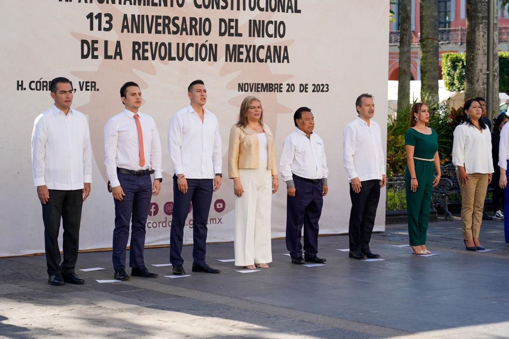 Conmemoran autoridades 113 Aniversario del inicio de la Revolución Mexicana