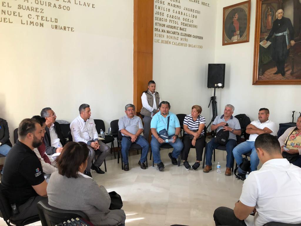 Atiende Ayuntamiento a Agentes y Subagentes de Sierra de Miguel Aguilar para acciones de estiaje