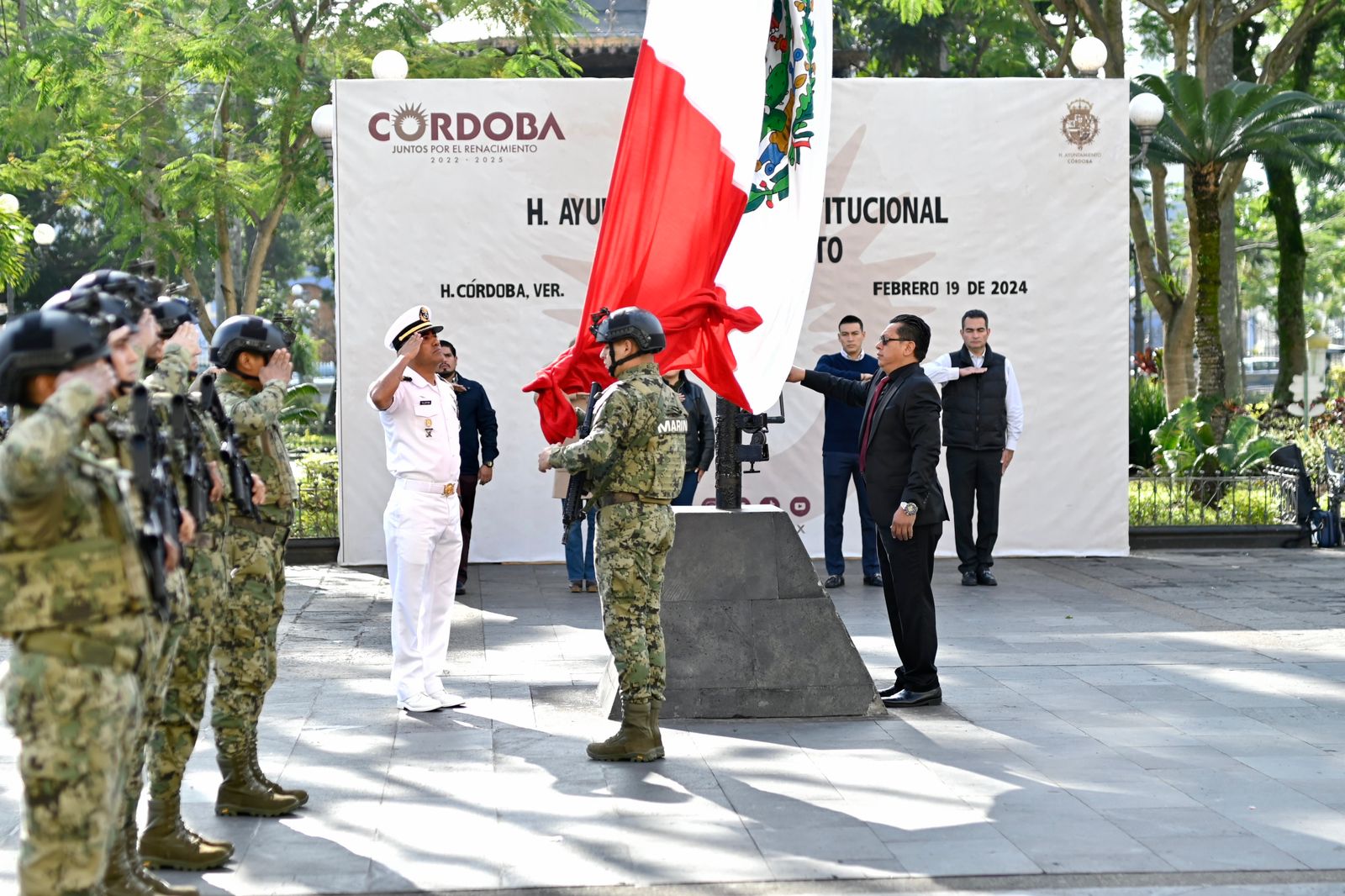 Conmemoran el 111 aniversario del Día del Ejército Mexicano en Córdoba