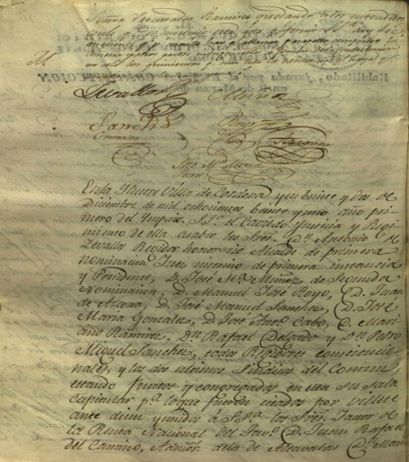 22 de diciembre de 1821. Juramento del acta de la Independencia de México, en la Villa de Córdoba
