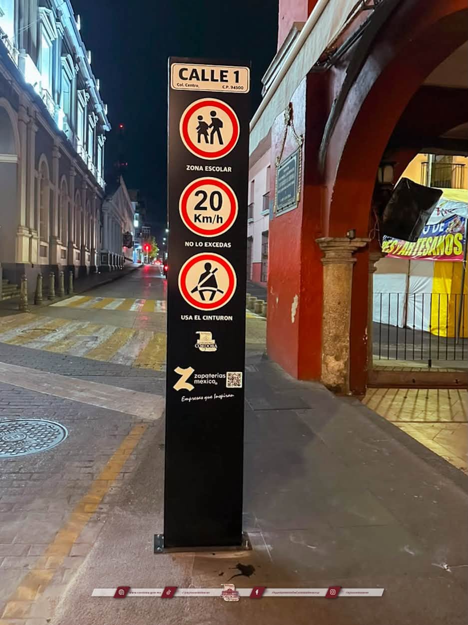 Impulsa Ayuntamiento campaña “Córdoba, ciudad legible, limpia e incluyente” con nueva 
señalética urbana.